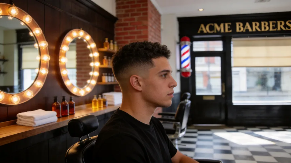 A textured French crop with faded sides