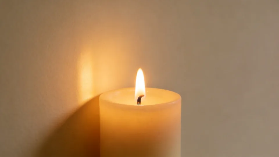 Candlelight in the treatment room