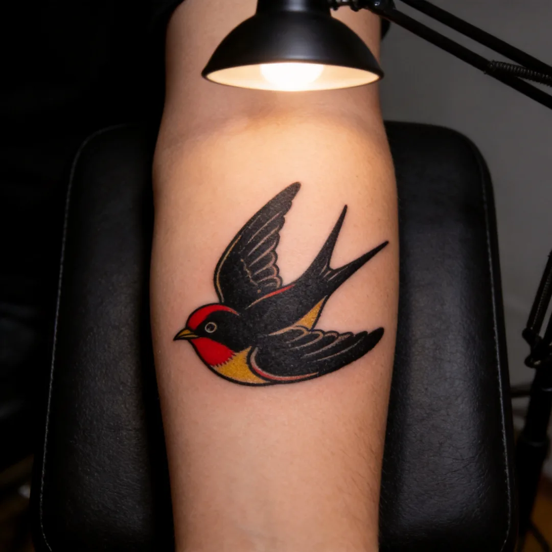 Healed work - traditional swallow