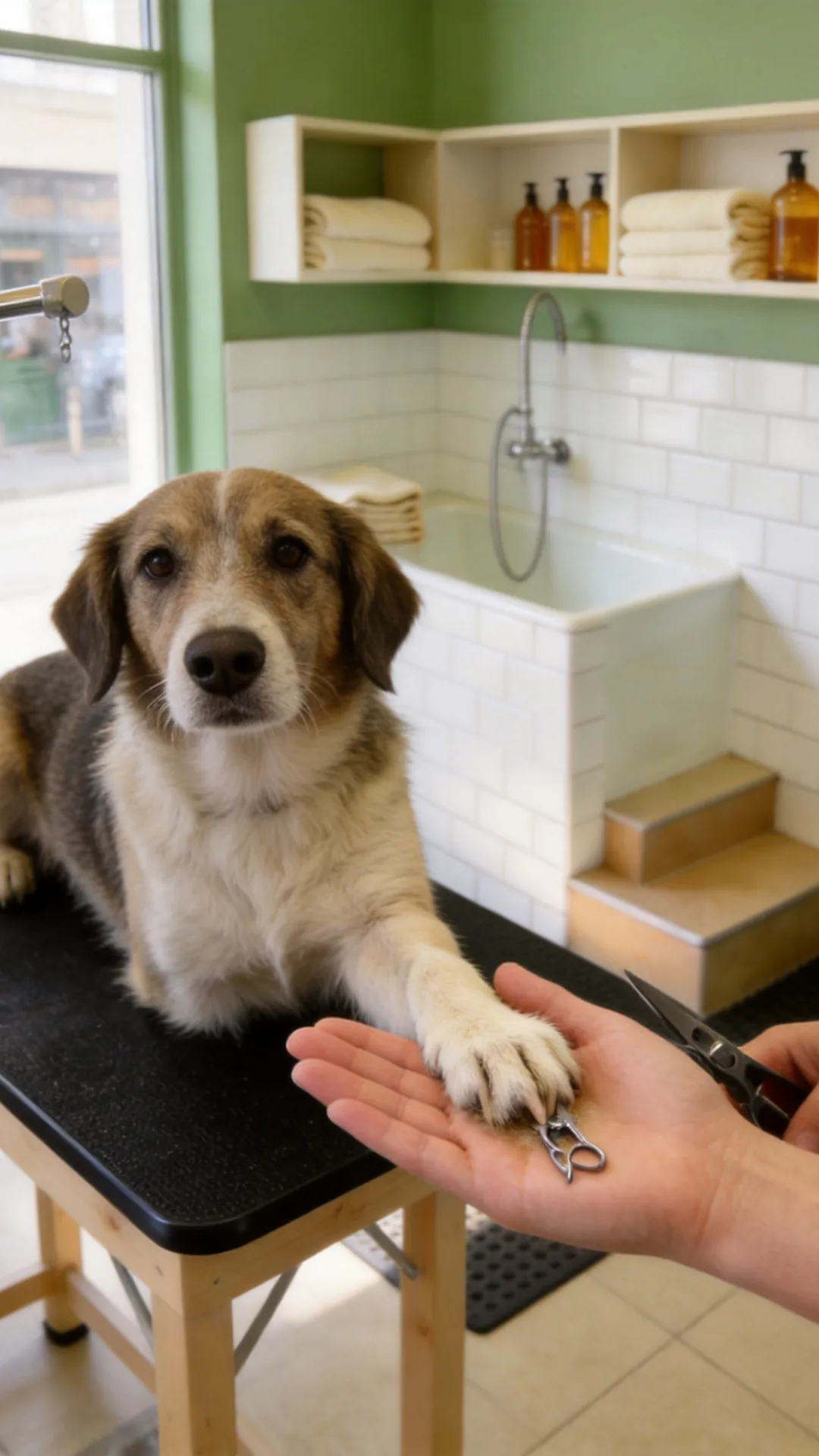 A calm nail trim